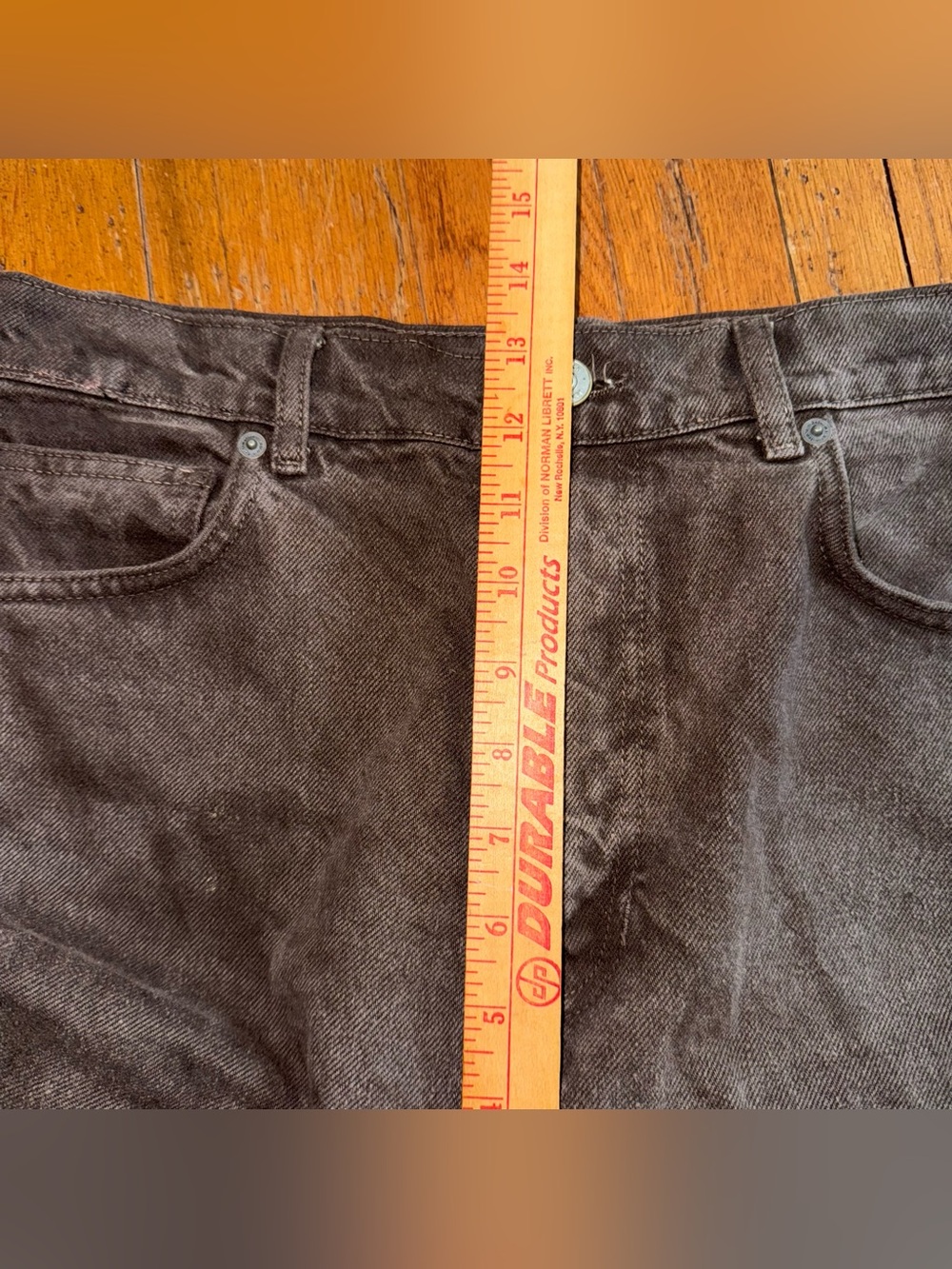 Reformation Cary High Rise Slouchy Wide Leg Jeans Brown Vintage Espresso Size 30 - Picture 14 of 15